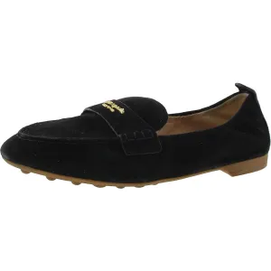110002526 Womens Logo Suede Loafers