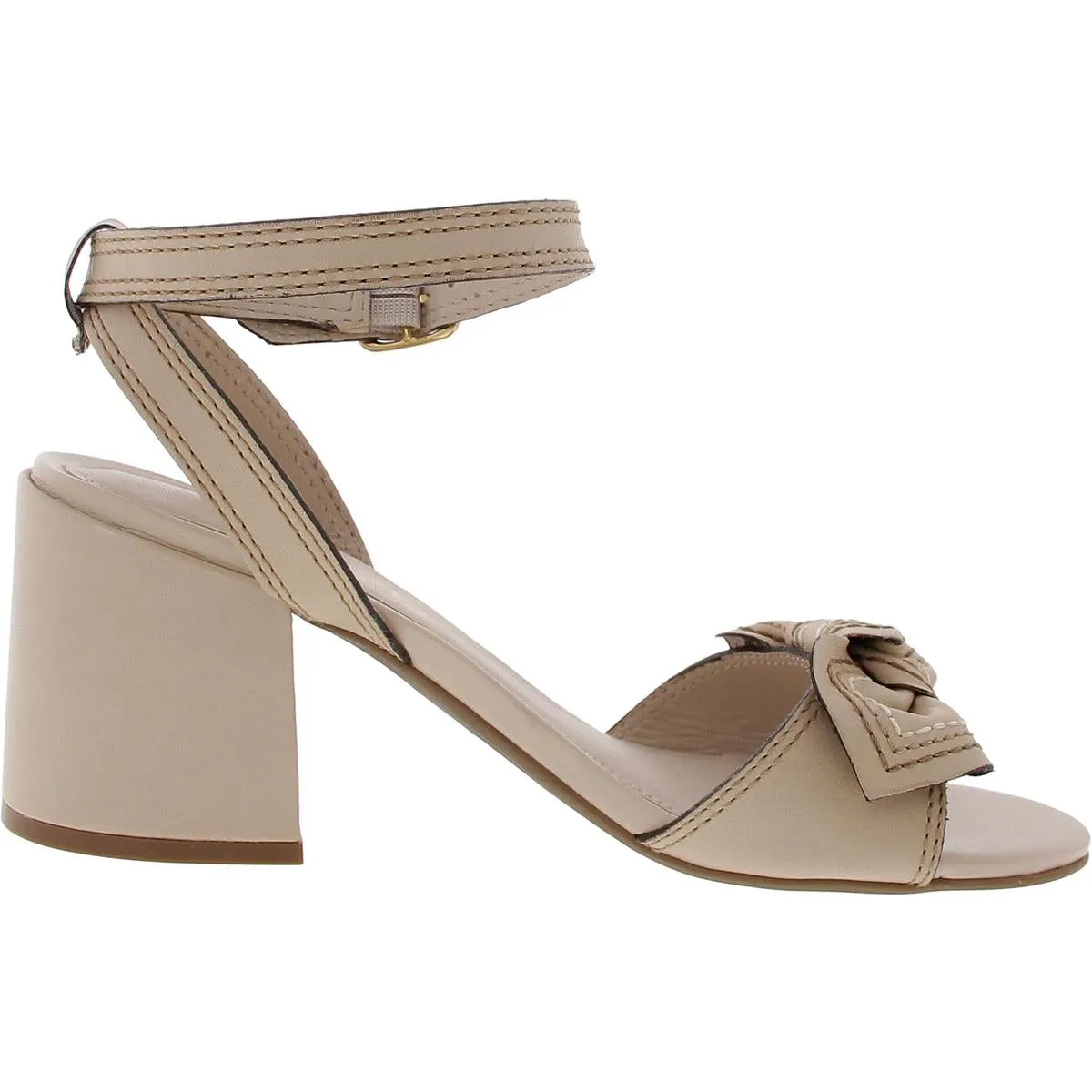 A1246300260002U Womens Bow Manmade Block Heels