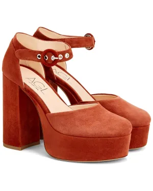 AGL Pam Suede D'Orsay Pump
