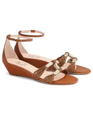 AGL Wenda Ankle Strap Leather Sandal