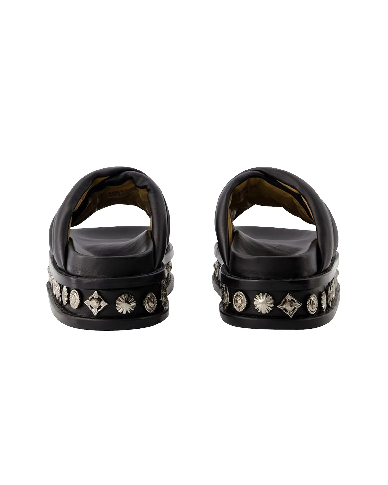 Aj1281 Sandals - Toga Pulla - Leather - Black