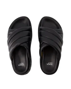 Aj1281 Sandals - Toga Pulla - Leather - Black