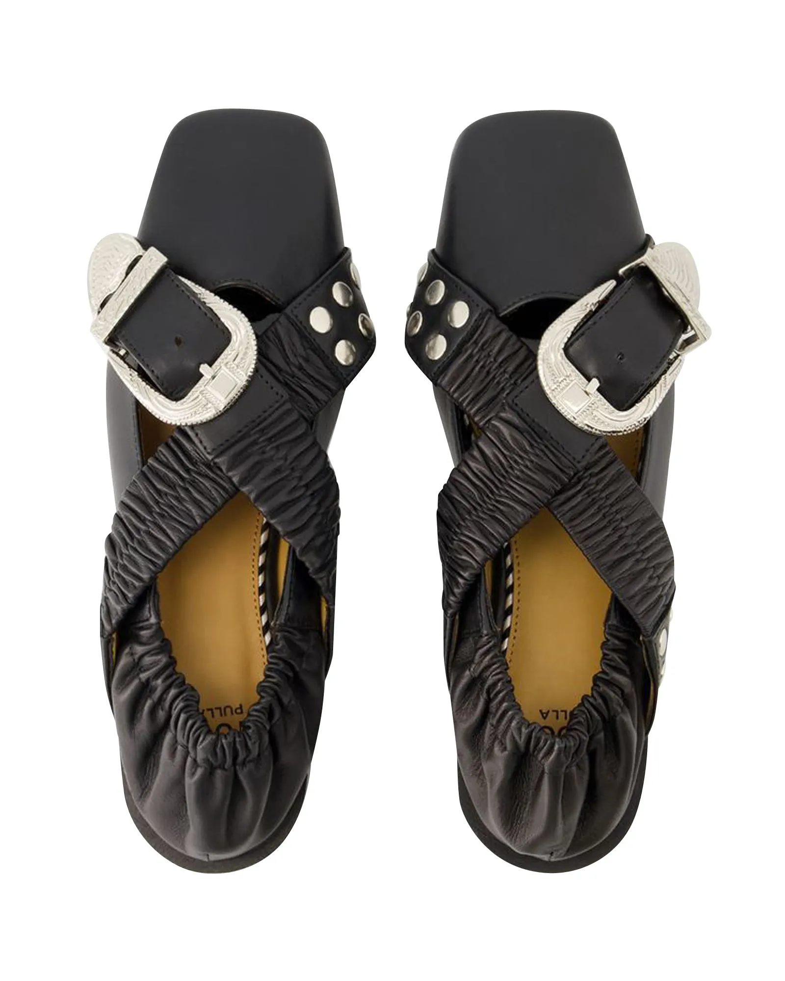 Aj928 Sandals - Toga Pulla - Leather - Black