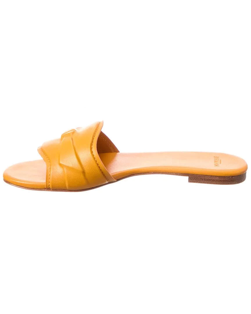 Alexandre Birman Padded Clarita Leather Slide