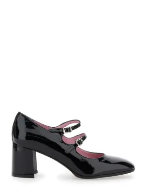 Alice' Black Pumps With Double Straps