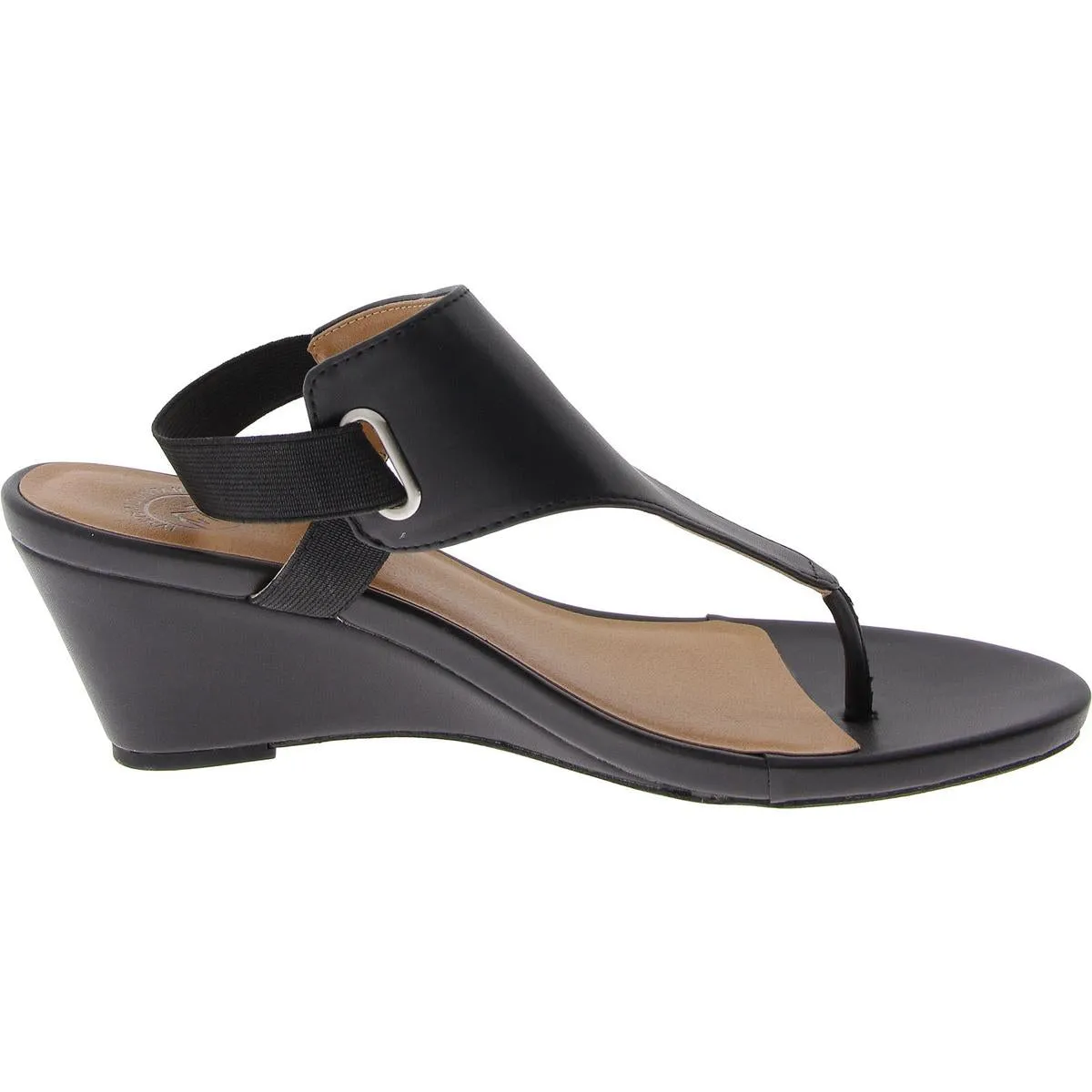 All Dres Womens Slingback Open Toe Wedge Sandals