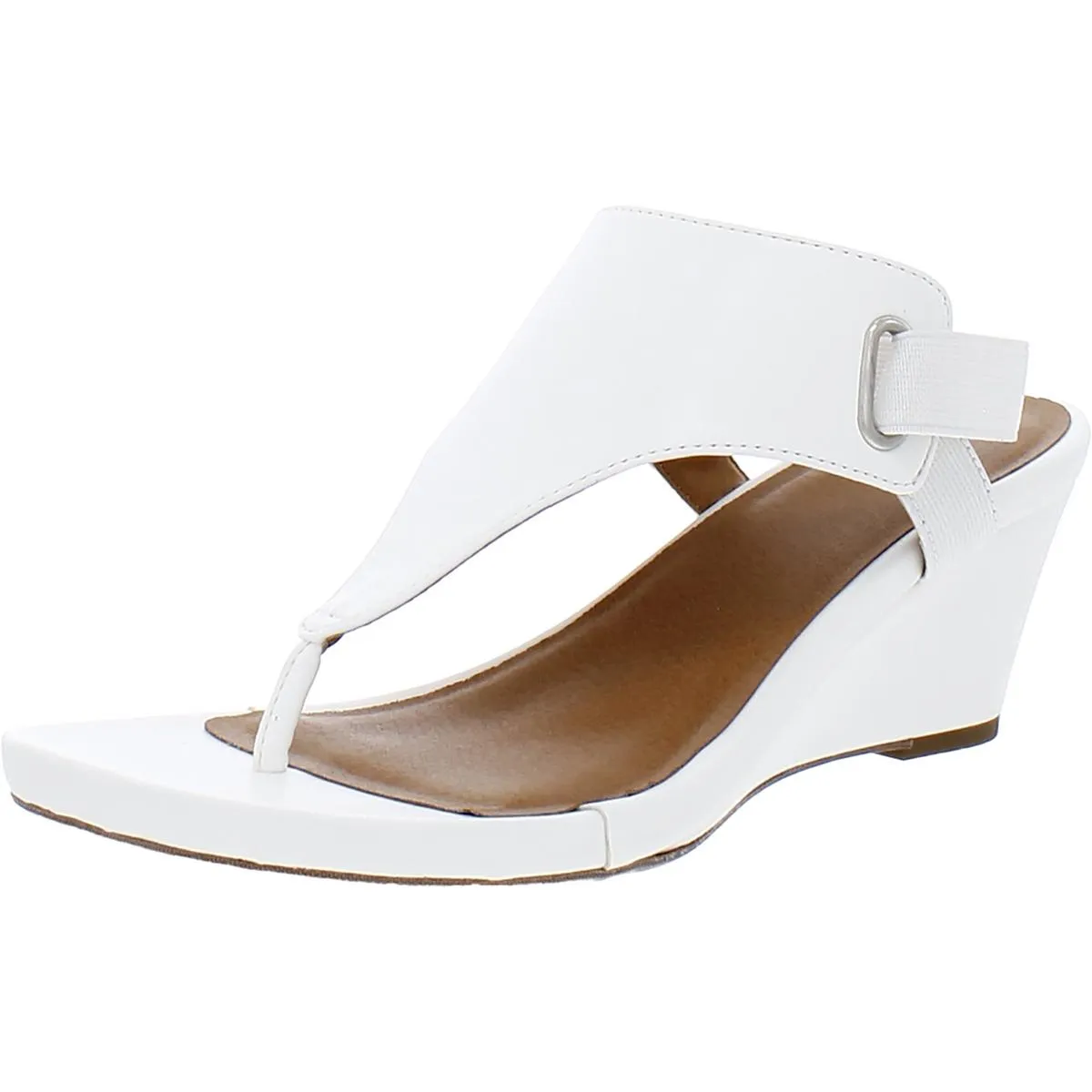 All Dres Womens Slingback Open Toe Wedge Sandals