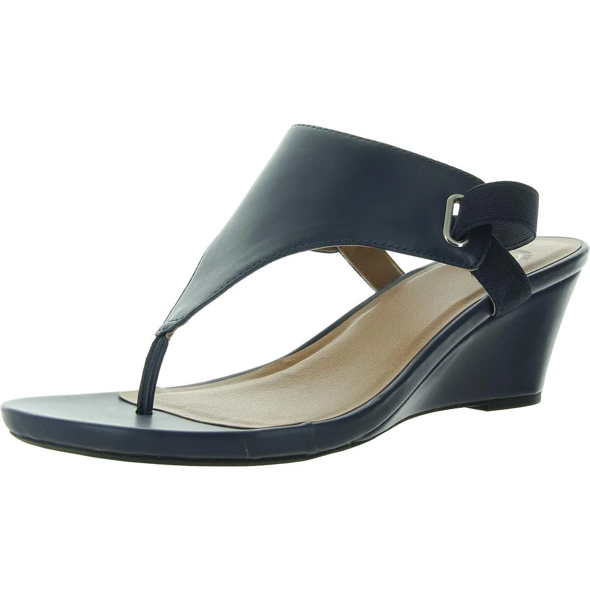 All Dres Womens Slingback Open Toe Wedge Sandals