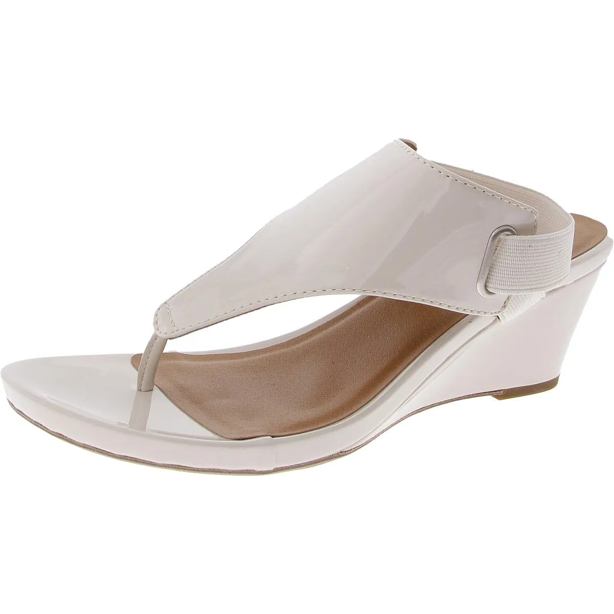 All Dres Womens Slingback Open Toe Wedge Sandals