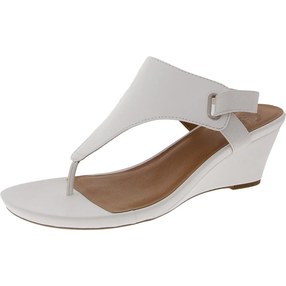 All Dres Womens Slingback Open Toe Wedge Sandals
