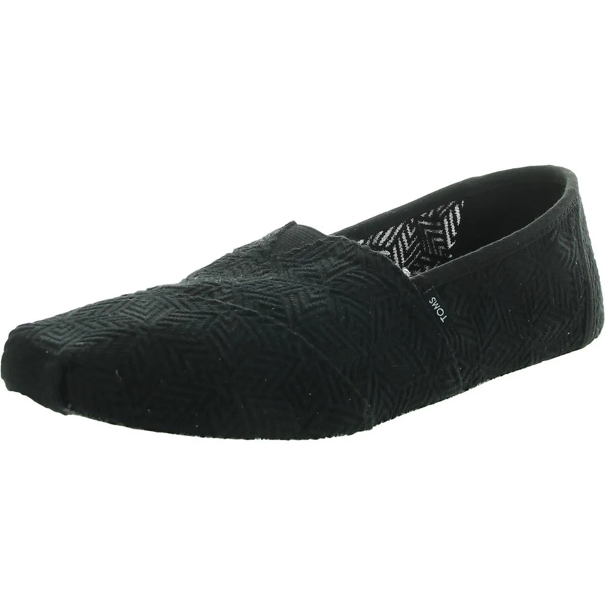 Alpargata Womens Embroidered Knit Slip-On Sneakers