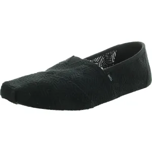 Alpargata Womens Embroidered Knit Slip-On Sneakers