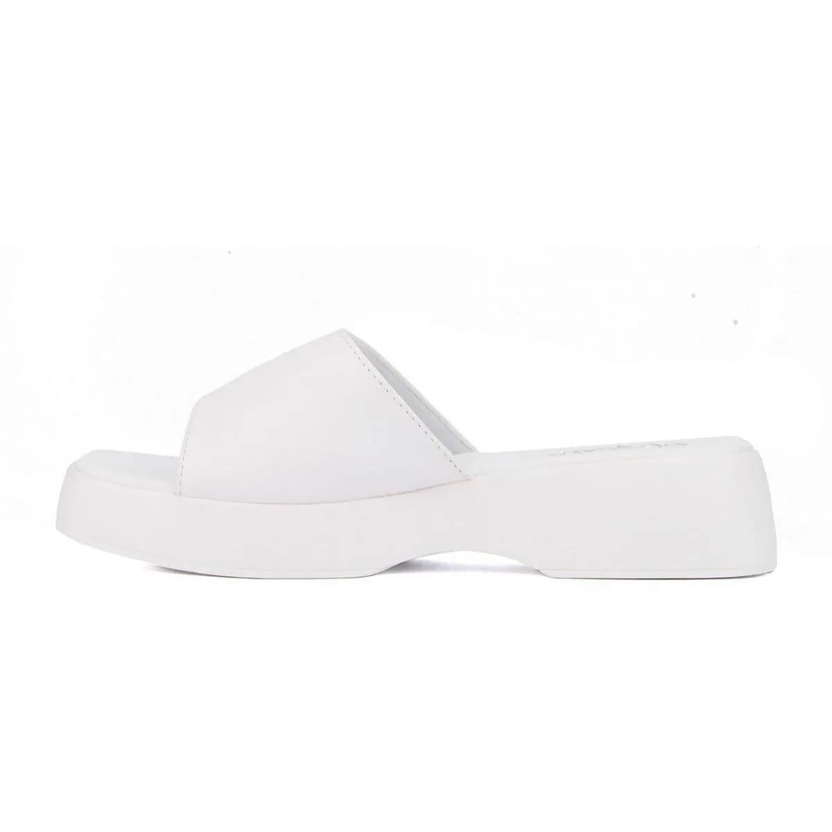 AMBITION Womens Faux Leather Open tor Platform Sandals