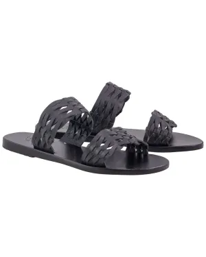 Ancient Greek Sandals Melia Woven Leather Sandal