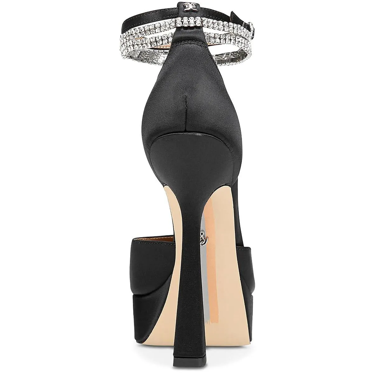 Andie Womens Satin Pointed Toe Pumps