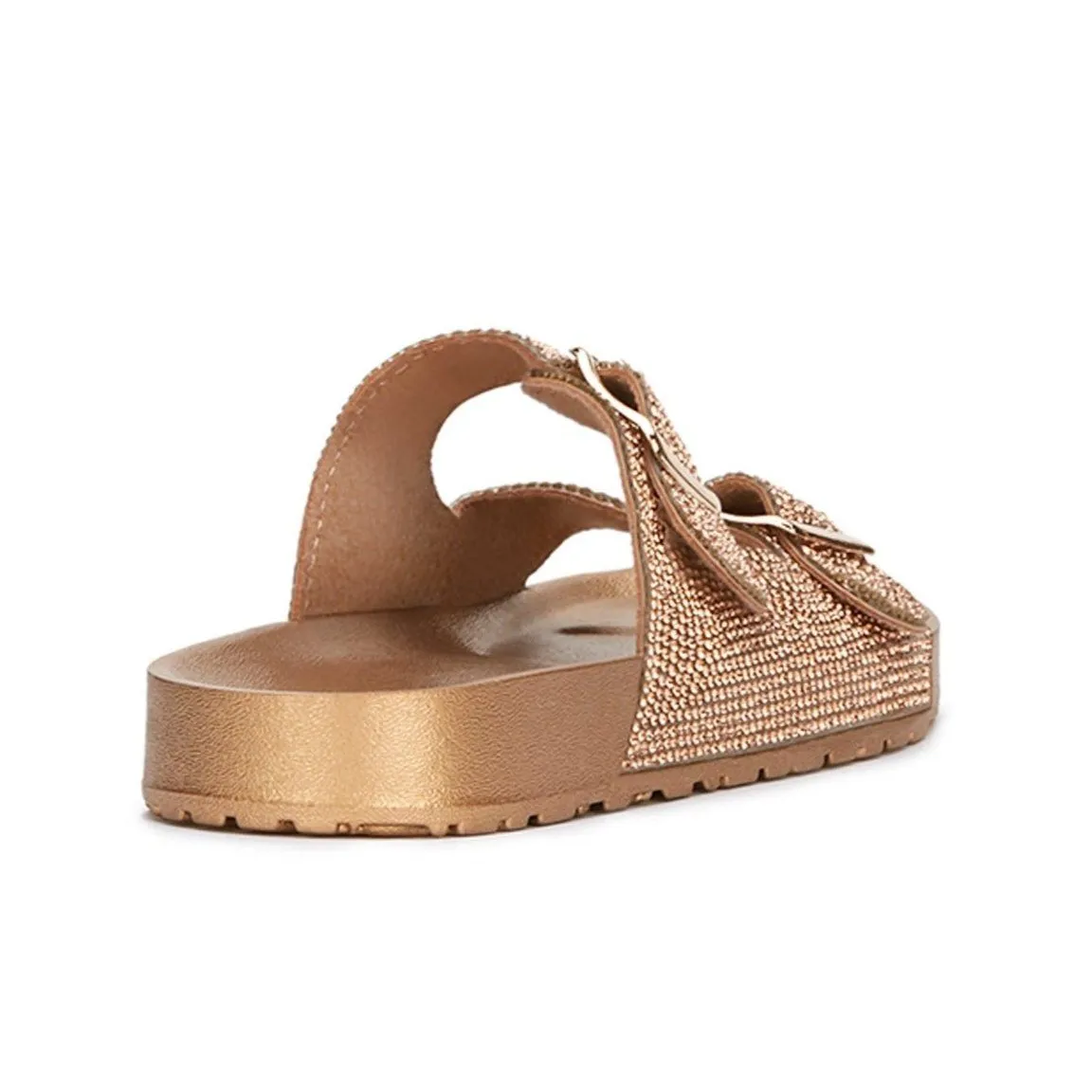 Andrea Glamourous Footbed Rhinestones Sandals
