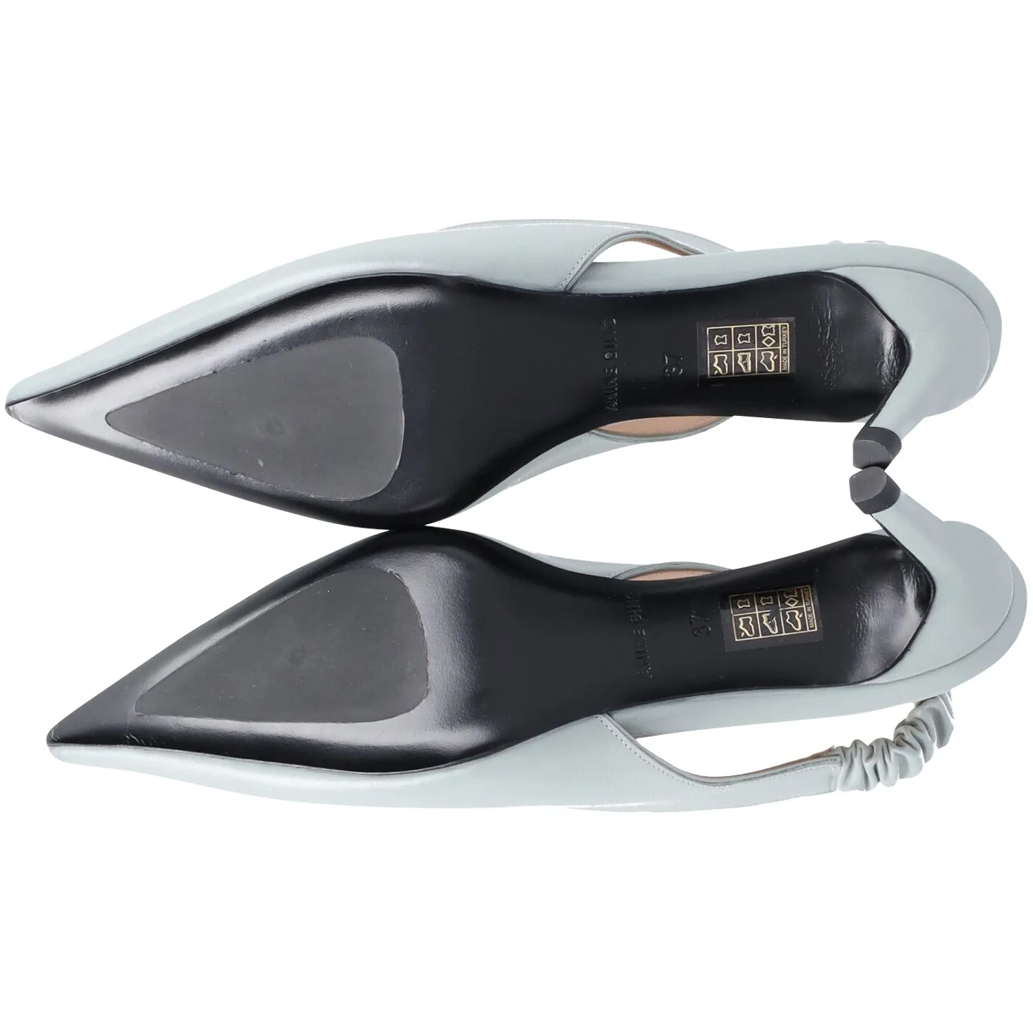 Anine Bing Lyla Pumps in Blue Leather