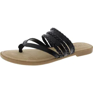 Anji Womens Braided Thong Sandals