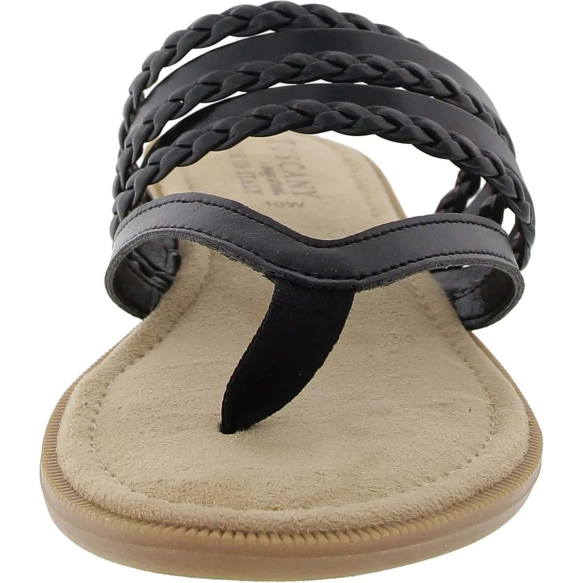 Anji Womens Braided Thong Sandals