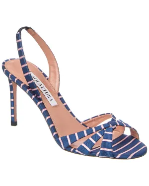 Aquazzura Tati 85 Canvas Slingback Sandal