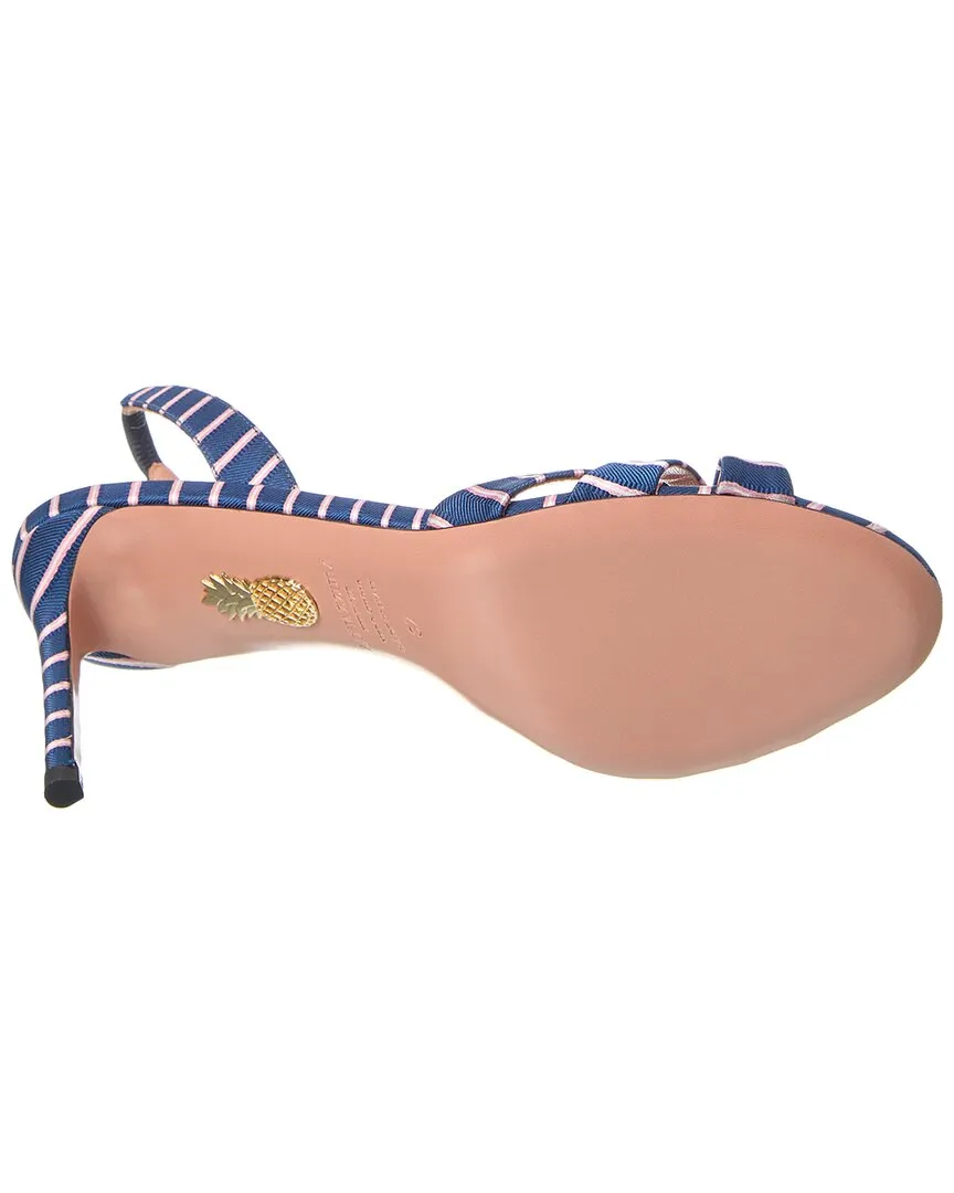 Aquazzura Tati 85 Canvas Slingback Sandal