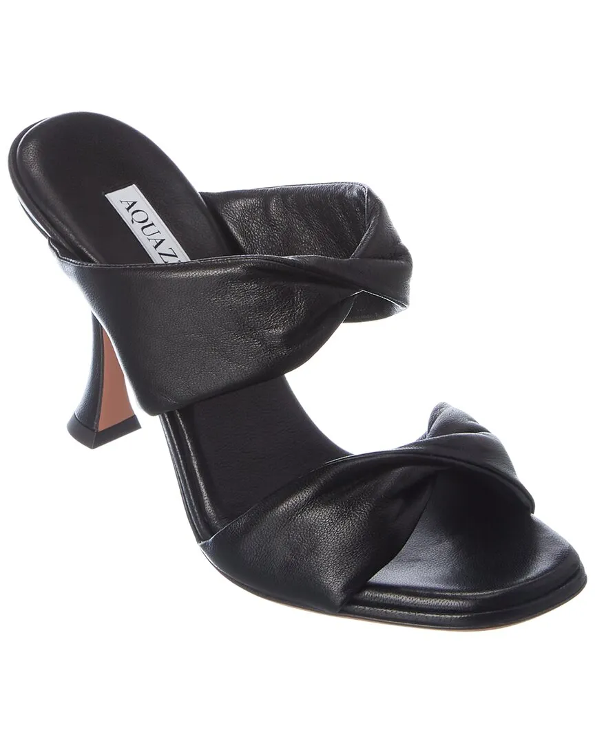 Aquazzura Twist 95 Leather Mule