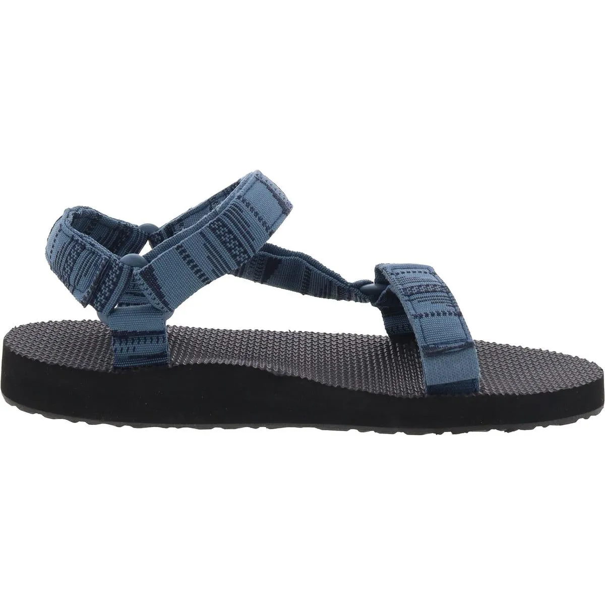 Aruba Womens Faux Denim Strappy Ankle Strap