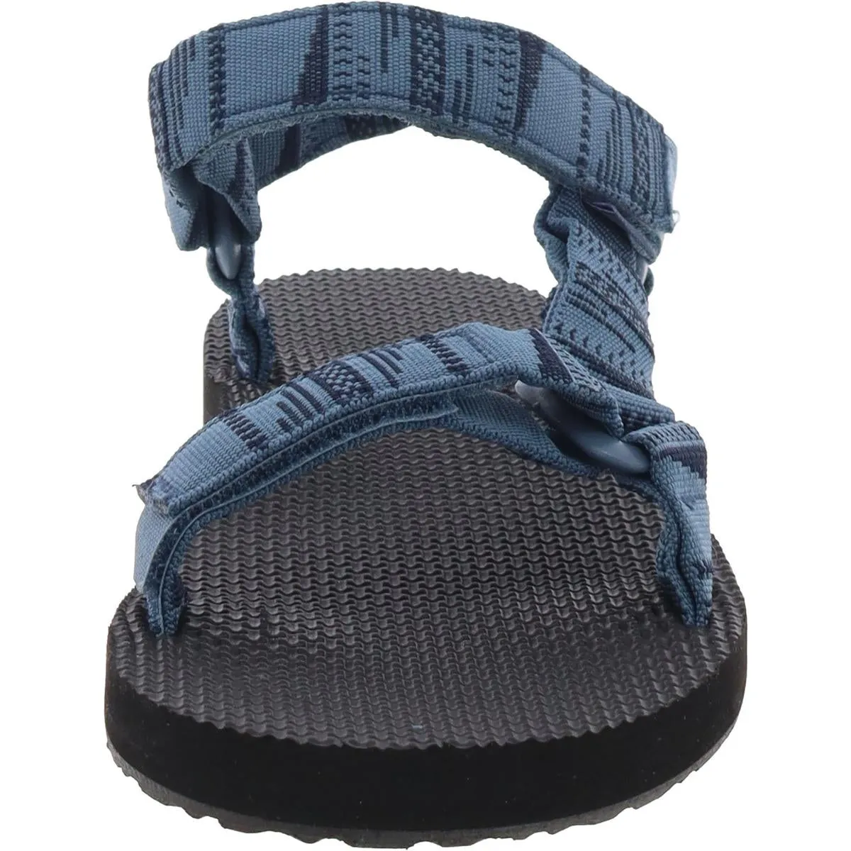 Aruba Womens Faux Denim Strappy Ankle Strap