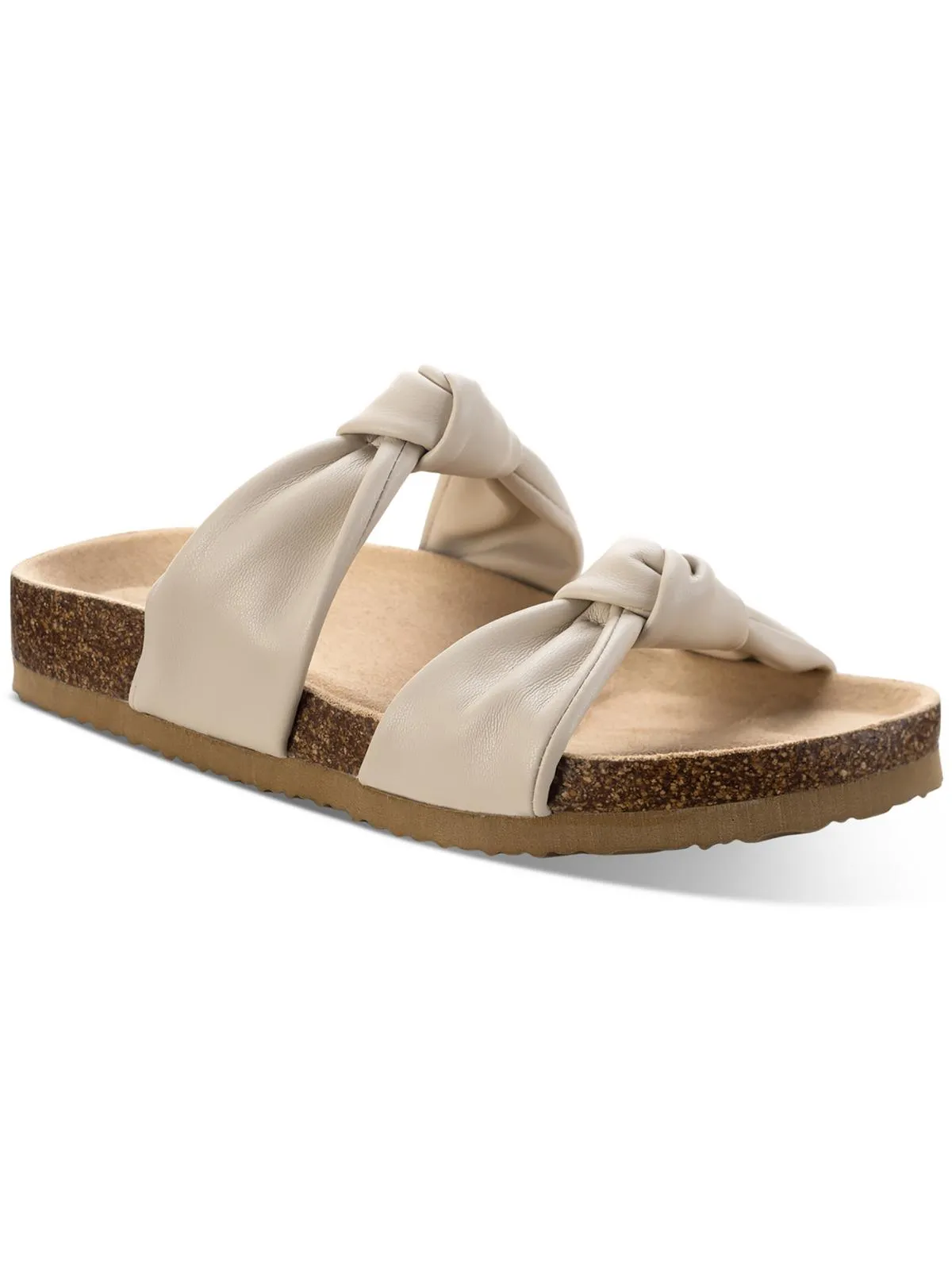 Astriid  Womens Slip On Flat Slide Sandals