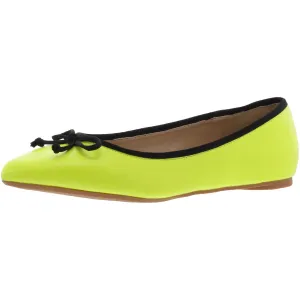 Attack Womens Pointed Toe Slip On Ballet Flats