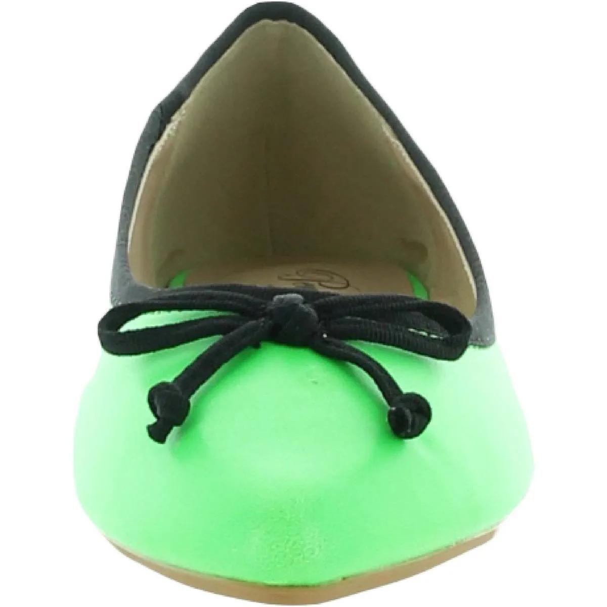 Attack Womens Pointed Toe Slip On Ballet Flats