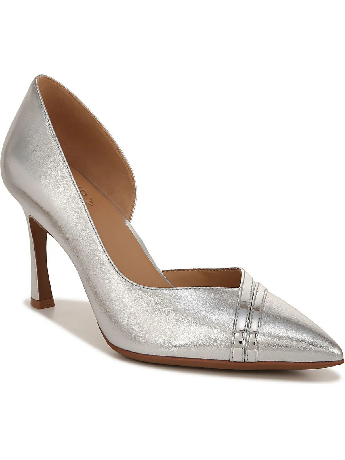 Aubrey Womens Padded Insole Pointed Toe D'Orsay Heels