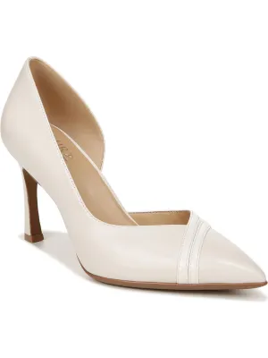 Aubrey Womens Padded Insole Pointed Toe D'Orsay Heels
