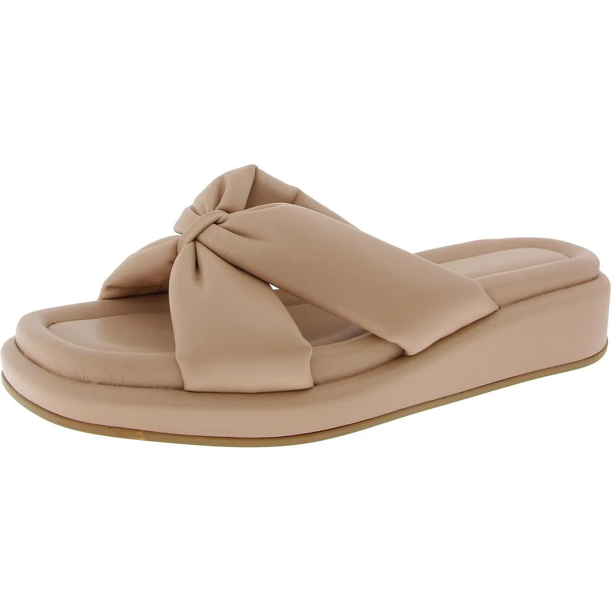Avenue Womens Slip On Square Toe Slide Sandals
