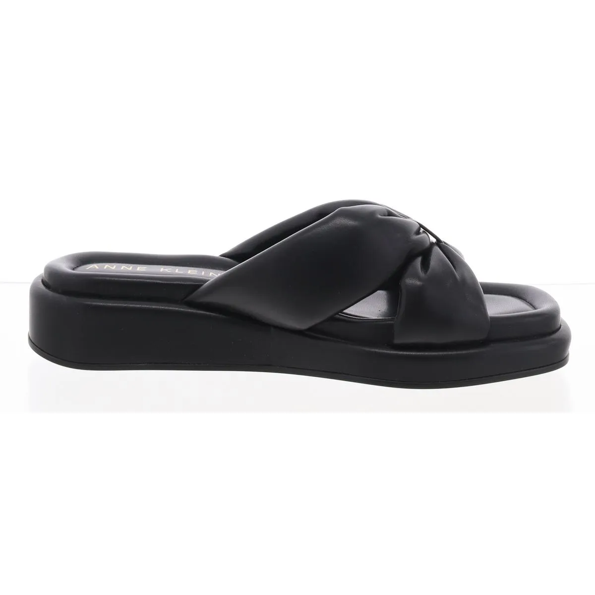 Avenue Womens Slip On Square Toe Slide Sandals
