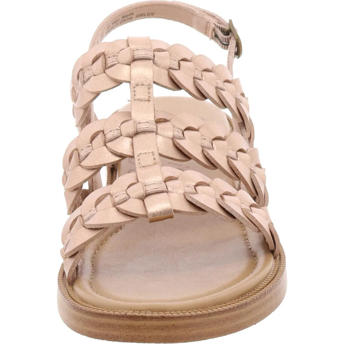 Aw Luv Womens Slip On Open Toe Slingback Sandals