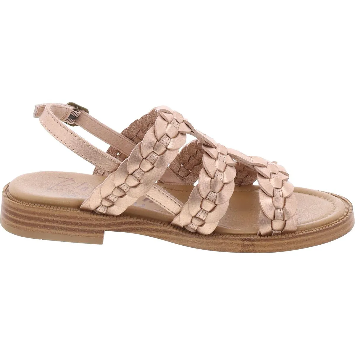 Aw Luv Womens Slip On Open Toe Slingback Sandals