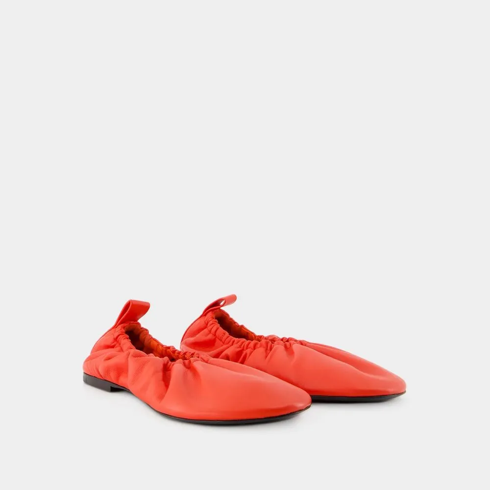 Ballerinas - Leather - Red