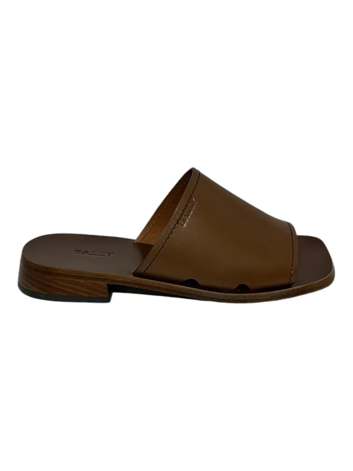 Bally Ofera 6225849 Ladies Cowboy Plain Leather Flat