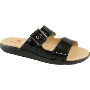 BAYSIDE LANE Womens Round toe Comfy Slide Sandals