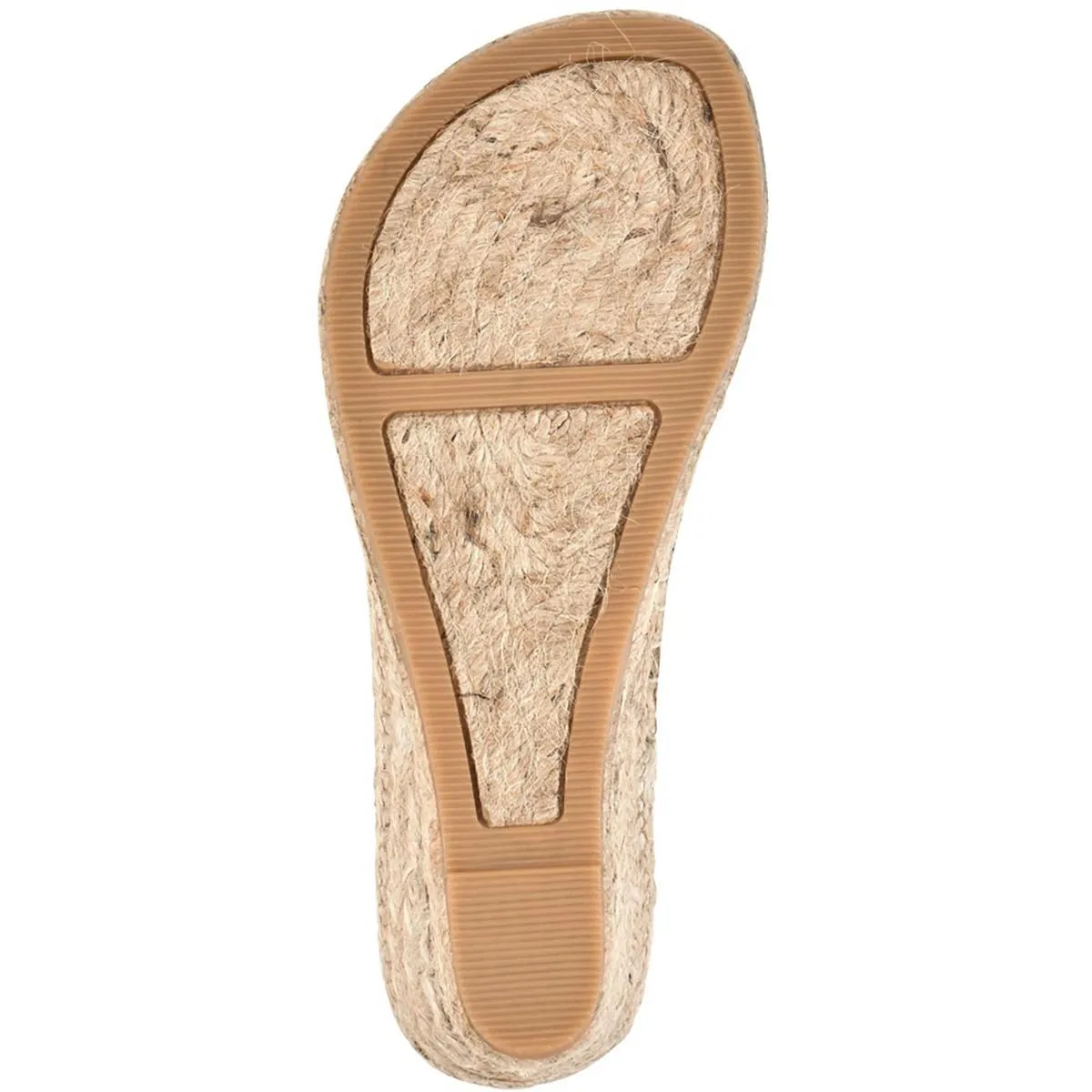 Beachball Womens Cushioned Footbed Canvas Wedge Sandals