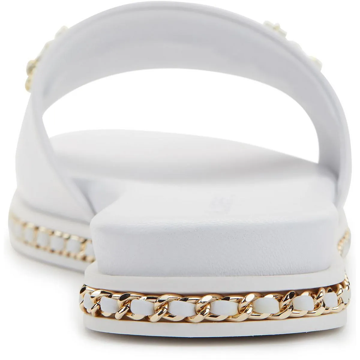 Bijou Womens Flats Embellished Flip-Flops