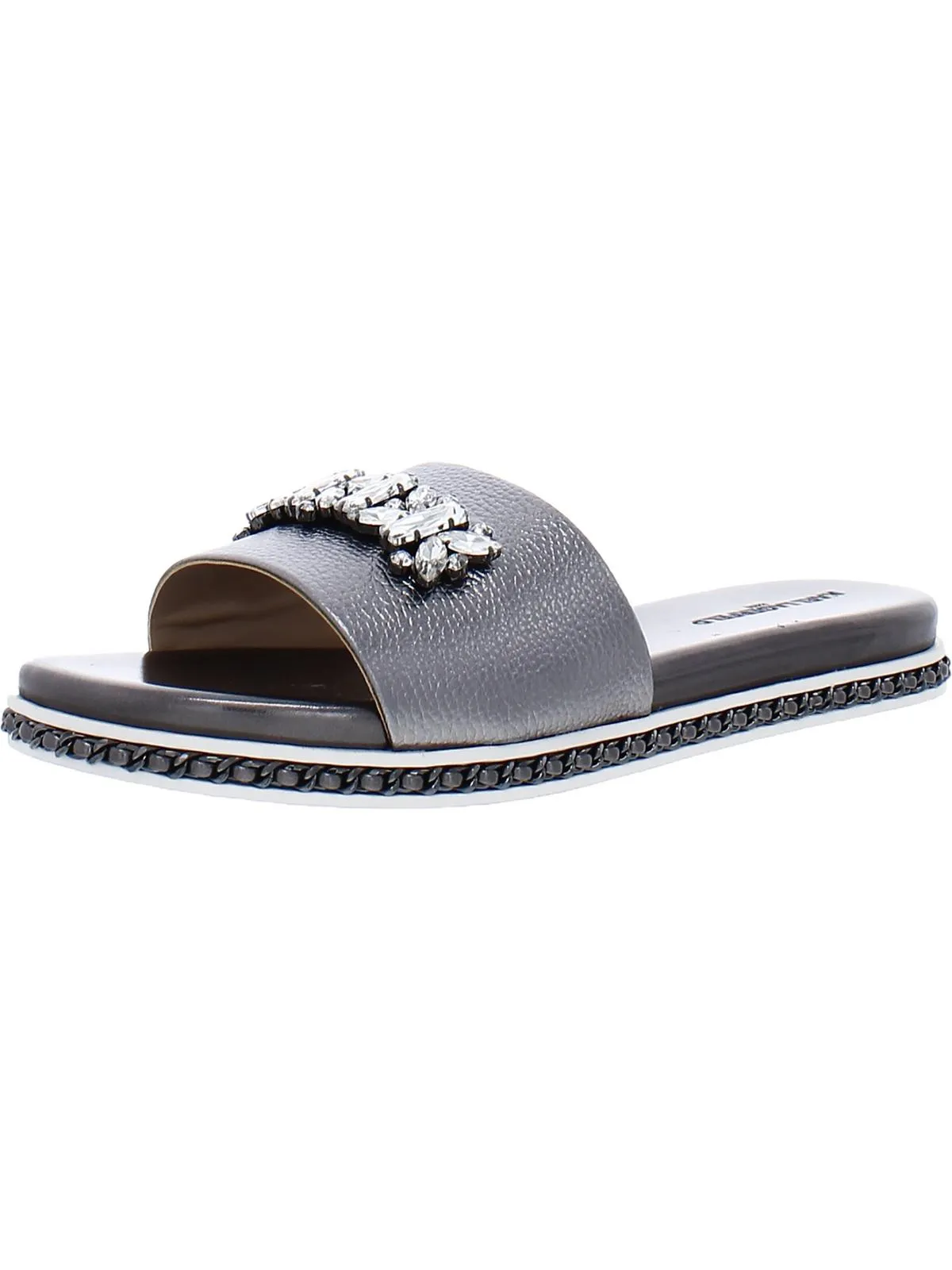 Bijou Womens Flats Embellished Flip-Flops