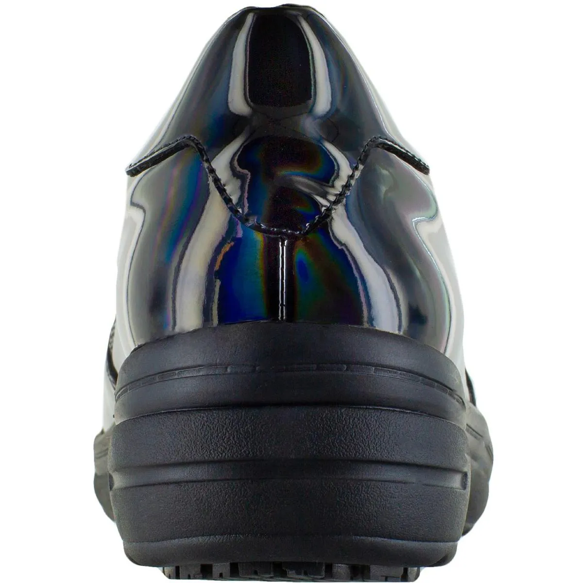Bind Womens Patent Leather Slip On Clogs