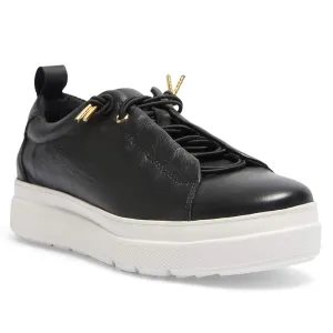 Bison Sneaker in Black Leather