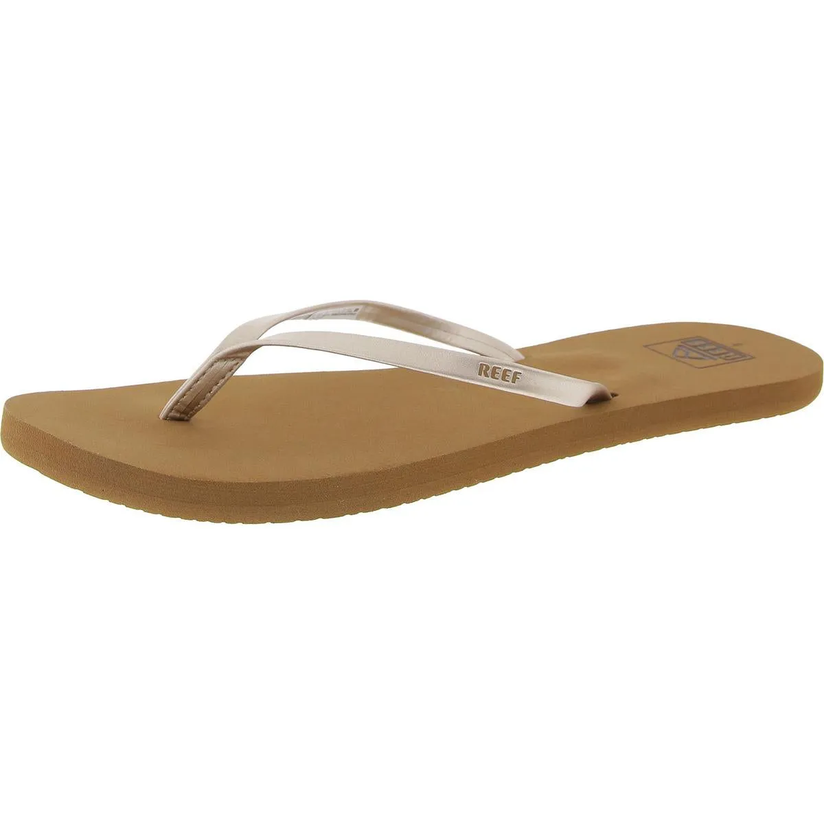 Bliss Nights Womens Faux Leather Flip-Flops