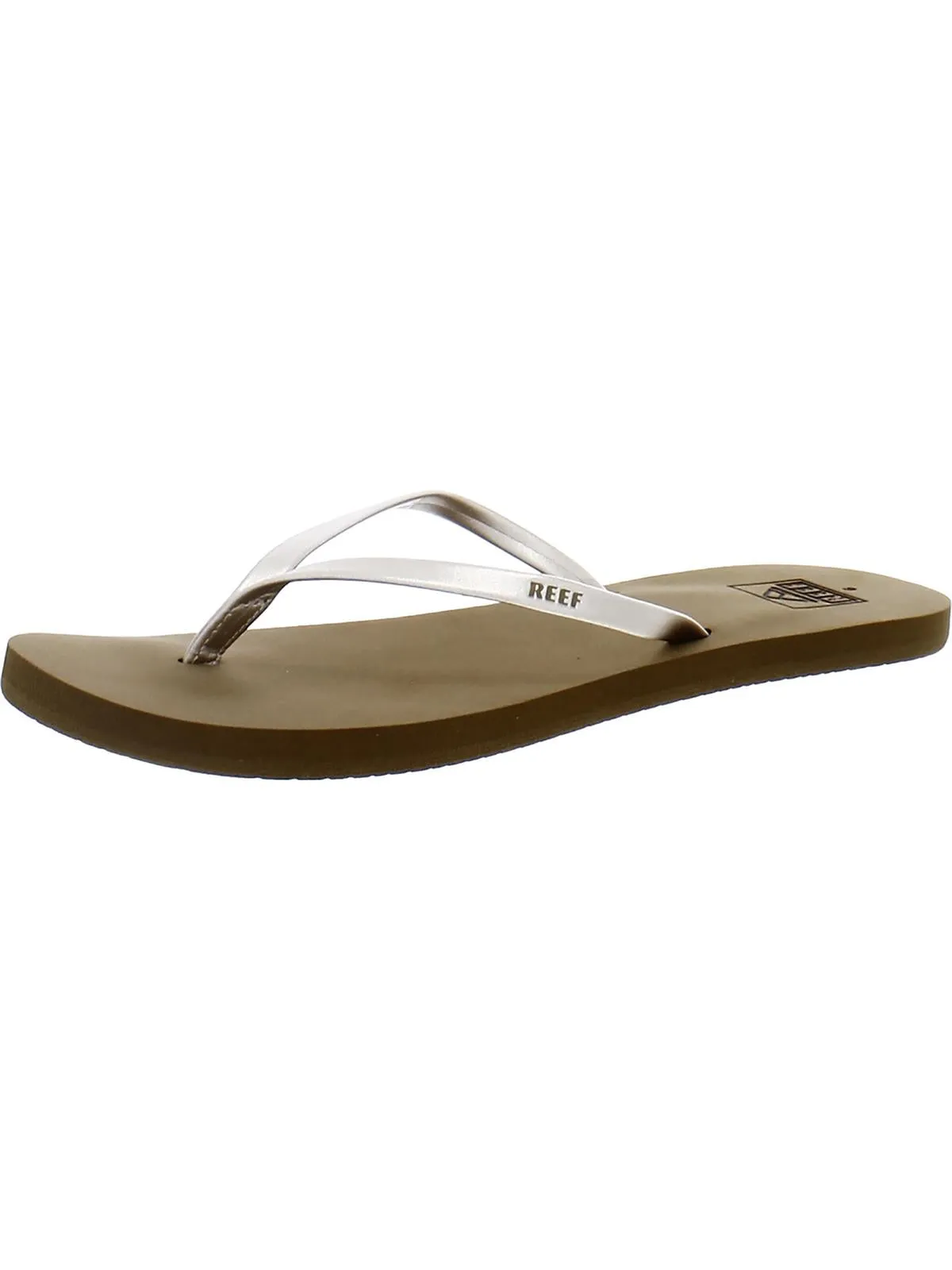Bliss Nights Womens Faux Leather Flip-Flops