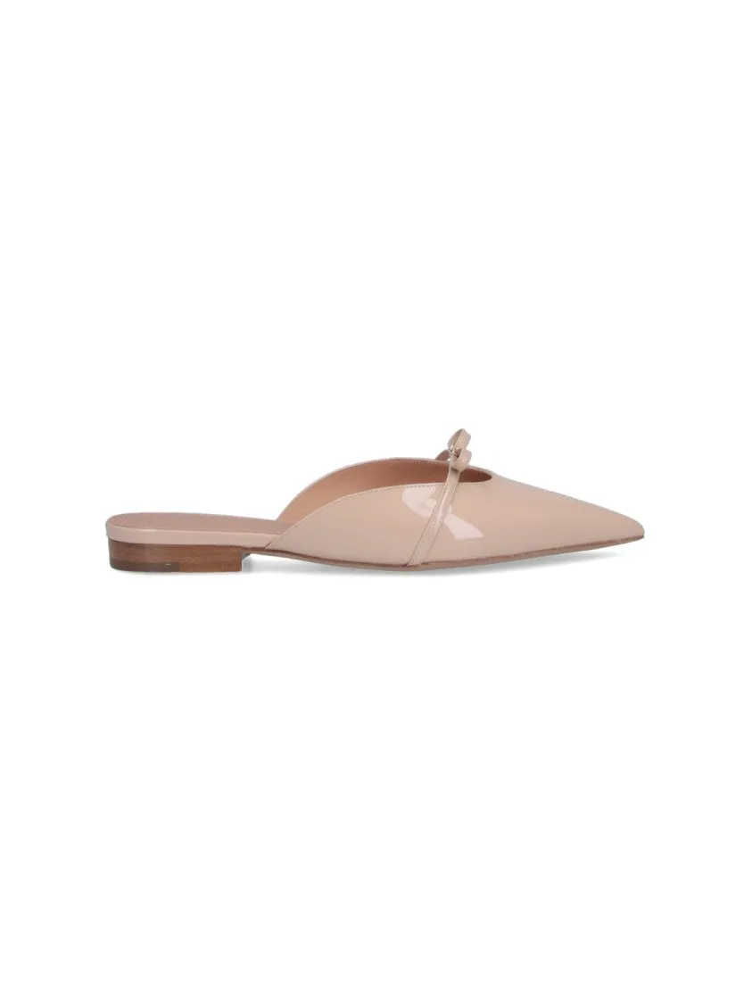 Bow Mules  Pink
