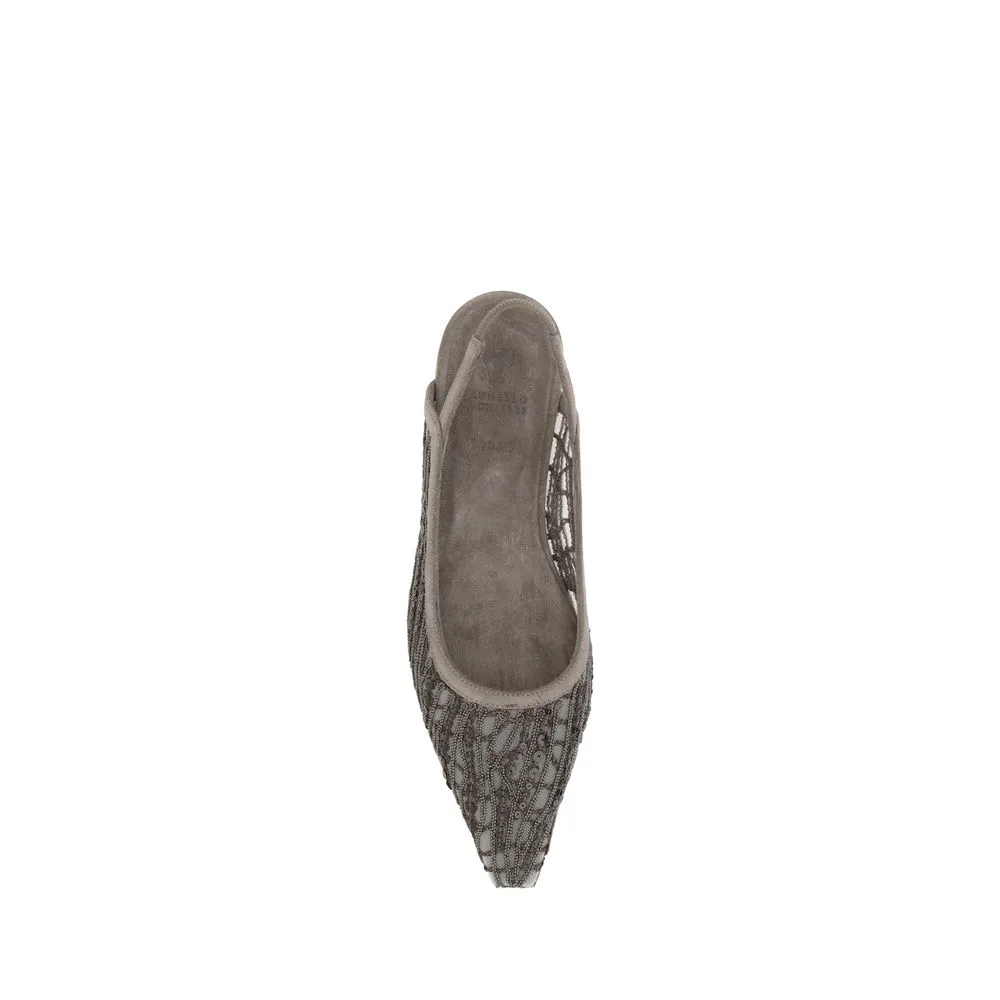 Brunello Cucinelli Adornment Women's Ballerinas