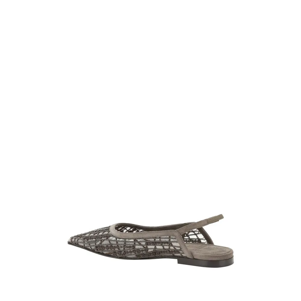 Brunello Cucinelli Adornment Women's Ballerinas